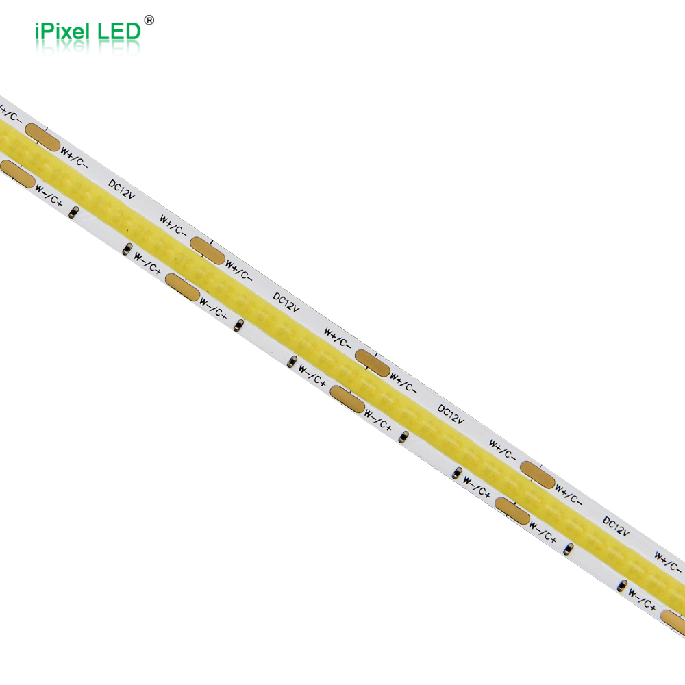 2 Wire COB CCT LED strip 640LEDs/m DC12V/DC24V