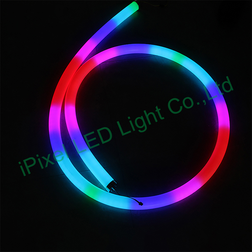 120 leds/m 360°view digital led neon tube
